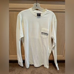 Breckenridge long sleeve white T shirt